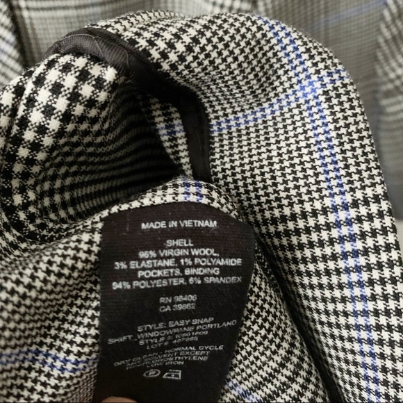 Theory S Easy Snap Windowpane Portland Shift Dress - Picture 9 of 9